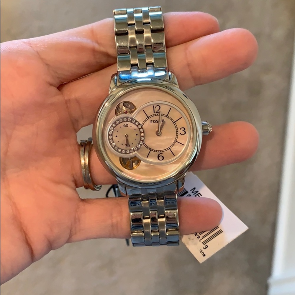 NWT Gorgeous Opal Fossil Twist Watch